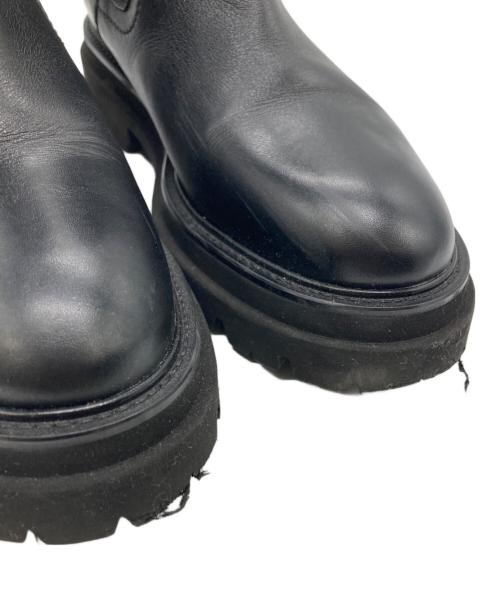 PASCUCCI（パスクッチ）PASCUCCI (パスクッチ) サイドゴアブーツ ブラック サイズ:38の古着・服飾アイテム