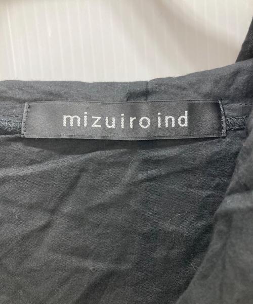 mizuiro-ind（ミズイロインド）mizuiro-ind (ミズイロインド) フード付ブラウス ブラック サイズ:Freeの古着・服飾アイテム
