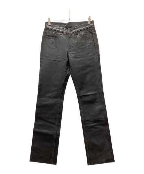 LEVI'S（リーバイス）LEVI'S (リーバイス) 505 レザーパンツ ブラック サイズ:32の古着・服飾アイテム