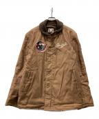 pandiesta japanパンディエスタ ジャパン）の古着「ヘビーツイルN-1ジャケット」｜ブラウン