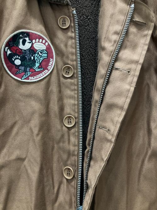 pandiesta japan（パンディエスタ ジャパン）pandiesta japan (パンディエスタ ジャパン) ヘビーツイルN-1ジャケット ブラウン サイズ:XLの古着・服飾アイテム