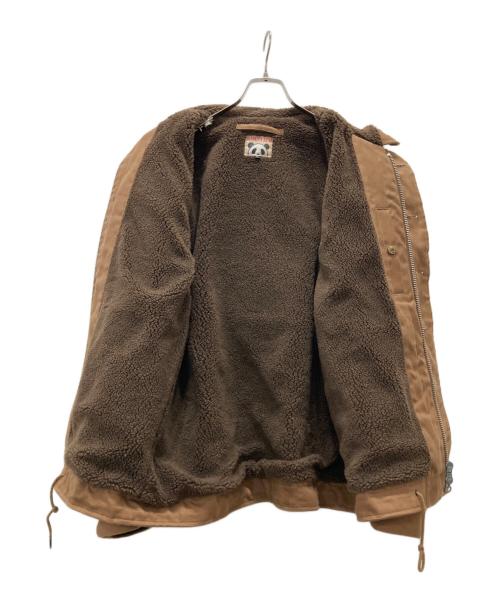 pandiesta japan（パンディエスタ ジャパン）pandiesta japan (パンディエスタ ジャパン) ヘビーツイルN-1ジャケット ブラウン サイズ:XLの古着・服飾アイテム