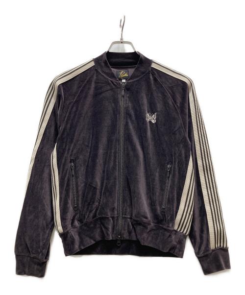 Needles（ニードルズ）Needles (ニードルズ) Rib Collar Track Jacket - C/PE Velour ブラウン サイズ:2の古着・服飾アイテム