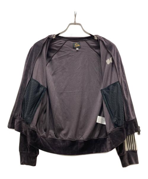 Needles（ニードルズ）Needles (ニードルズ) Rib Collar Track Jacket - C/PE Velour ブラウン サイズ:2の古着・服飾アイテム