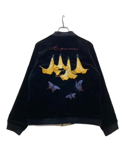 Azuma（アズマ）Azuma (アズマ) DATURA  SUKA-BLOUSON/スカジャン ブラック サイズ:Mの古着・服飾アイテム