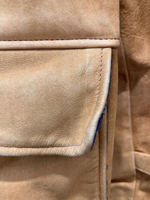 Schott（ショット）Schott (ショット) レザーカーコート ブラウン サイズ:40の古着・服飾アイテム