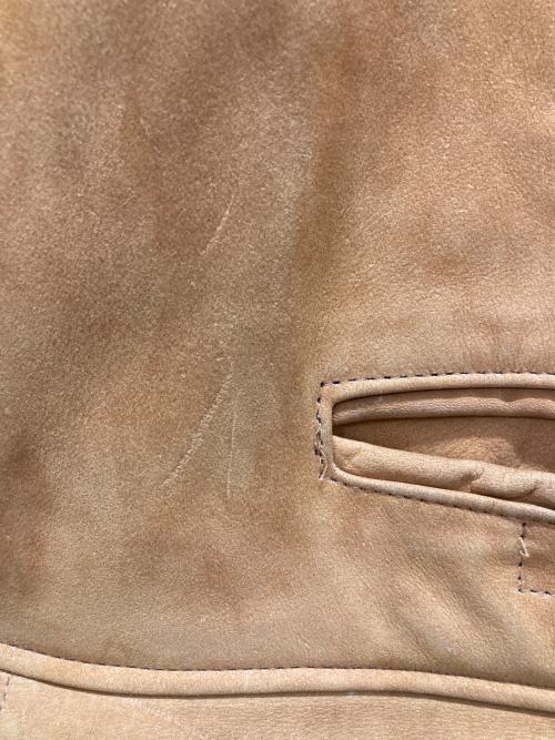 Schott（ショット）Schott (ショット) レザーカーコート ブラウン サイズ:40の古着・服飾アイテム