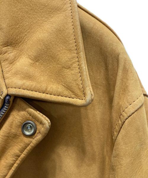 Schott（ショット）Schott (ショット) レザーカーコート ブラウン サイズ:40の古着・服飾アイテム