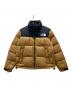 THE NORTH FACE（ザ ノース フェイス）の古着「ショートヌプシジャケット」｜ブラウン×ブラック