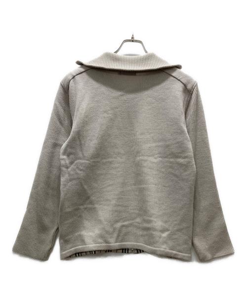 BURBERRY BLACK LABEL（バーバリーブラックレーベル）BURBERRY BLACK LABEL (バーバリーブラックレーベル) ドライバーズニット ベージュ サイズ:2の古着・服飾アイテム