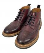 GIANCARLO MORELLIジャンカルロ モレリ）の古着「レースアップブーツ」｜ボルドー