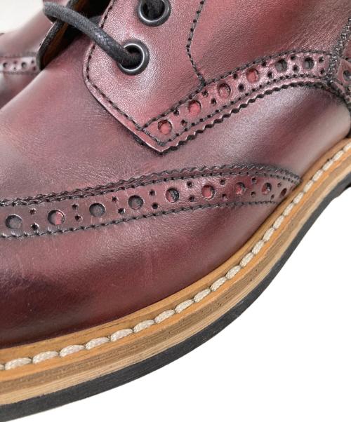 GIANCARLO MORELLI（ジャンカルロ モレリ）GIANCARLO MORELLI (ジャンカルロ モレリ) レースアップブーツ ボルドー サイズ:24.5の古着・服飾アイテム