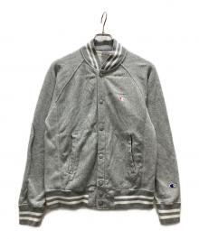 Champion REVERSE WEAVE（チャンピオン リバース ウィーブ）の古着「スウェットブルゾン」｜グレー