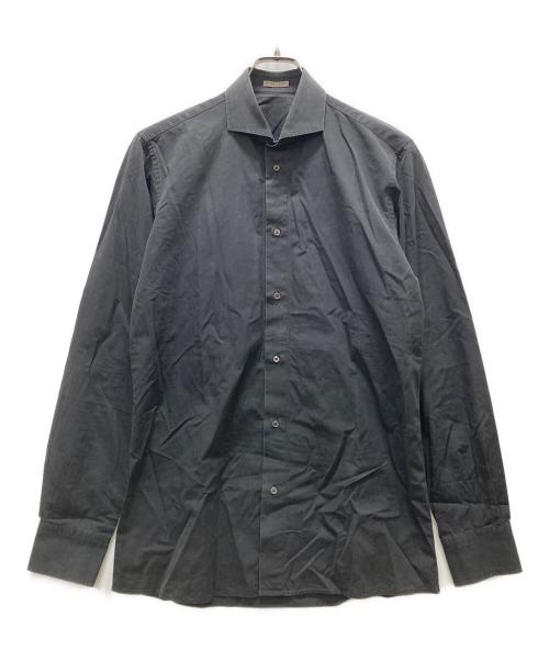 BOTTEGA VENETA（ボッテガベネタ）BOTTEGA VENETA (ボッテガベネタ) シャツ ブラック サイズ:46の古着・服飾アイテム