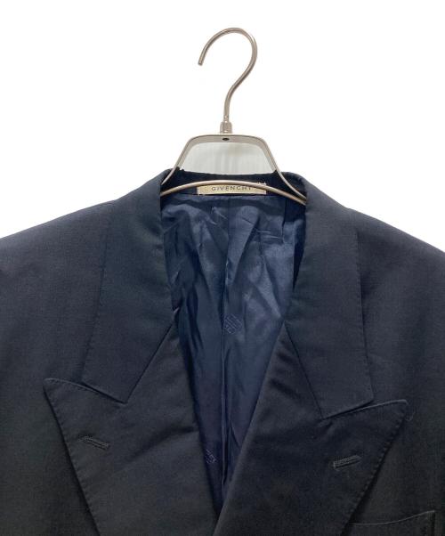 GIVENCHY（ジバンシィ）GIVENCHY (ジバンシィ) 銀釦ダブルジャケット ネイビー サイズ:表記無しの古着・服飾アイテム