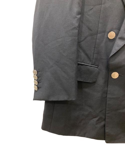 GIVENCHY（ジバンシィ）GIVENCHY (ジバンシィ) 銀釦ダブルジャケット ネイビー サイズ:表記無しの古着・服飾アイテム