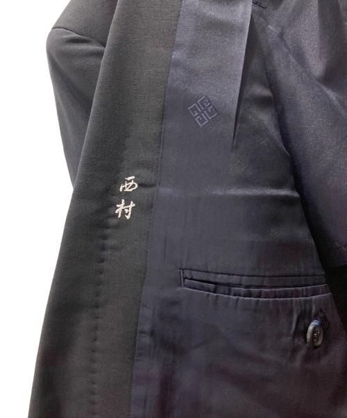 GIVENCHY（ジバンシィ）GIVENCHY (ジバンシィ) 銀釦ダブルジャケット ネイビー サイズ:表記無しの古着・服飾アイテム