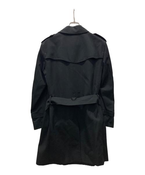 BURBERRY LONDON（バーバリーロンドン）BURBERRY LONDON (バーバリーロンドン) シングルトレンチコート ブラック サイズ:Lの古着・服飾アイテム