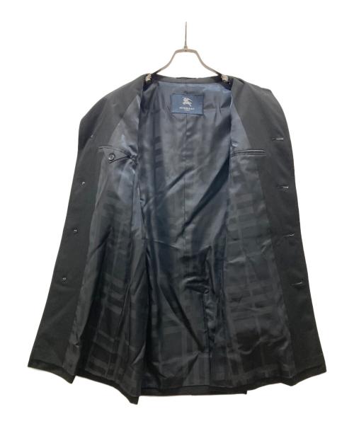 BURBERRY LONDON（バーバリーロンドン）BURBERRY LONDON (バーバリーロンドン) シングルトレンチコート ブラック サイズ:Lの古着・服飾アイテム