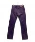 LEVI'S (リーバイス) 501後染めデニムパンツ パープル サイズ:ｗ33：4000円