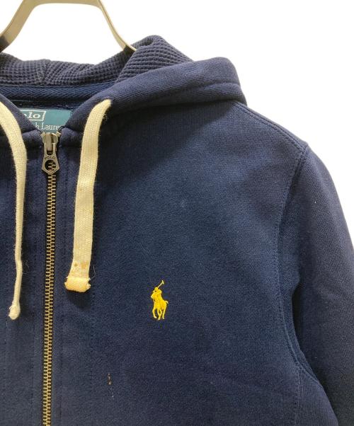 POLO RALPH LAUREN（ポロ・ラルフローレン）POLO RALPH LAUREN (ポロ・ラルフローレン) ジップパーカー ネイビー サイズ:XSの古着・服飾アイテム