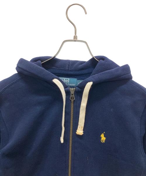 POLO RALPH LAUREN（ポロ・ラルフローレン）POLO RALPH LAUREN (ポロ・ラルフローレン) ジップパーカー ネイビー サイズ:XSの古着・服飾アイテム