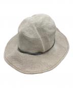 and wanderアンドワンダー）の古着「ペーパークロスハット」｜アイボリー