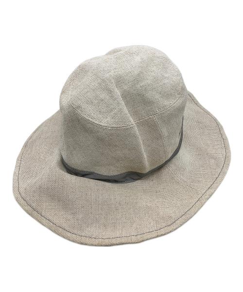 and wander（アンドワンダー）and wander (アンドワンダー) ペーパークロスハット アイボリーの古着・服飾アイテム