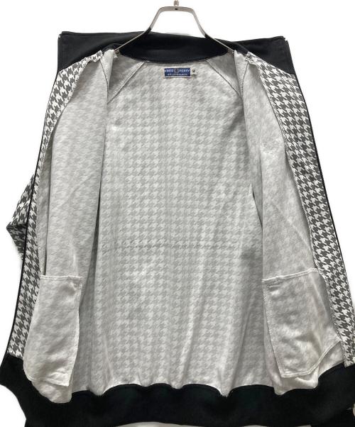 FRED PERRY（フレッドペリー）FRED PERRY (フレッドペリー) 欧州製 千鳥柄 トラックジャケット グレー サイズ:Mの古着・服飾アイテム