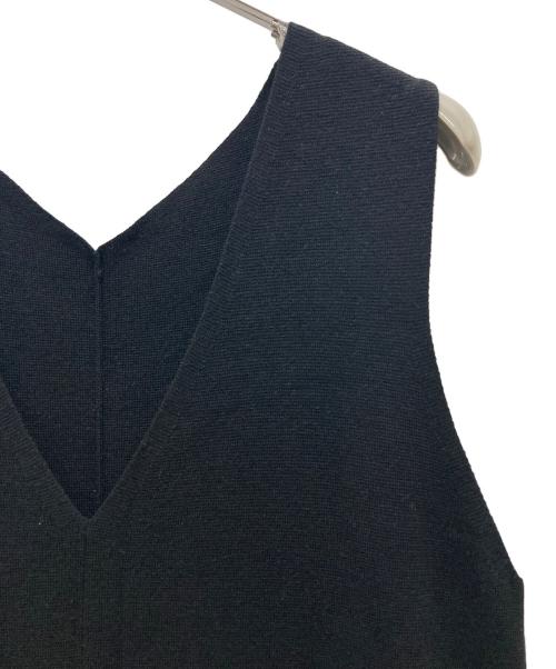 KUMIKYOKU（クミキョク）KUMIKYOKU (クミキョク) ノースリーブワンピース ブラック サイズ:6の古着・服飾アイテム