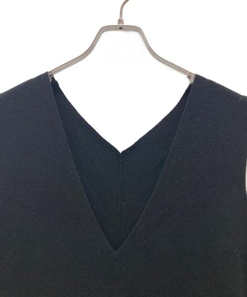 KUMIKYOKU（クミキョク）KUMIKYOKU (クミキョク) ノースリーブワンピース ブラック サイズ:6の古着・服飾アイテム