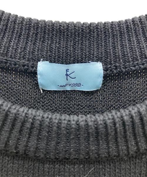 KUMIKYOKU（クミキョク）KUMIKYOKU (クミキョク) 切替ニットワンピース ブラック サイズ:6の古着・服飾アイテム