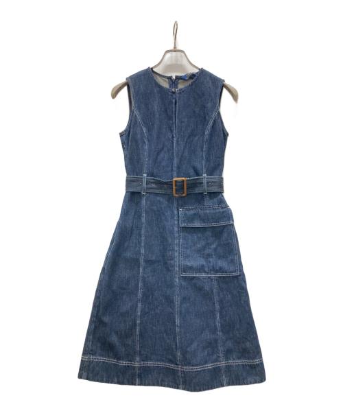 POLO RALPH LAUREN（ポロ・ラルフローレン）POLO RALPH LAUREN (ポロ・ラルフローレン) ノースリーブワンピース インディゴの古着・服飾アイテム