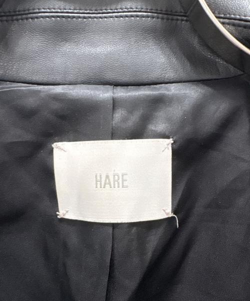 HARE（ハレ）HARE (ハレ) シンセティックレザーキリカエジャケット ブラック サイズ:Fの古着・服飾アイテム