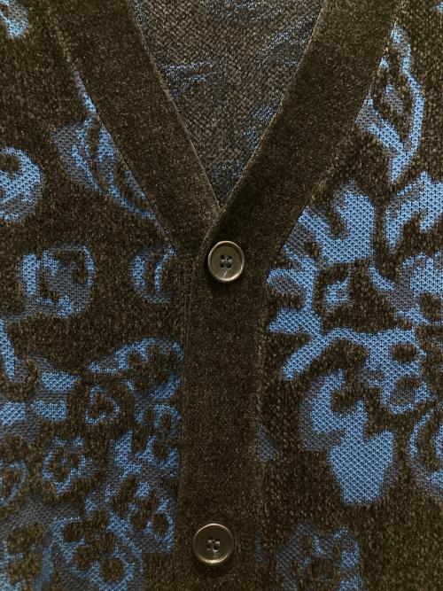 HARE（ハレ）HARE (ハレ) モールジャガードフラワーカーディガン ブラック サイズ:Sの古着・服飾アイテム