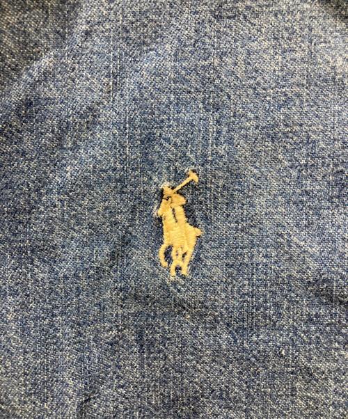 POLO RALPH LAUREN（ポロ・ラルフローレン）POLO RALPH LAUREN (ポロ・ラルフローレン) デニムシャツワンピース インディゴ サイズ:XSの古着・服飾アイテム