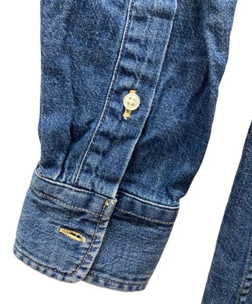 POLO RALPH LAUREN（ポロ・ラルフローレン）POLO RALPH LAUREN (ポロ・ラルフローレン) デニムシャツワンピース インディゴ サイズ:XSの古着・服飾アイテム