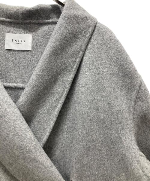 SALT+（ソルトプラス）SALT+ (ソルトプラス) ウールコート グレー サイズ:38の古着・服飾アイテム