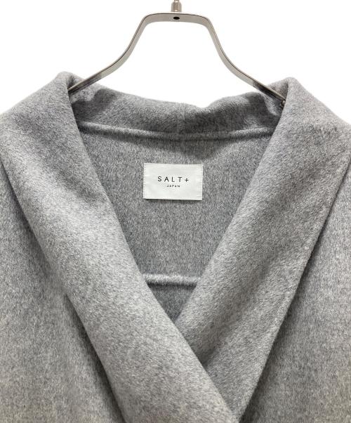 SALT+（ソルトプラス）SALT+ (ソルトプラス) ウールコート グレー サイズ:38の古着・服飾アイテム
