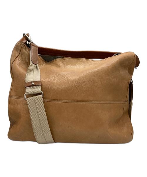MARGARET HOWELL idea（マーガレット ハウエル アイディア）MARGARET HOWELL idea (マーガレット ハウエル アイディア) 2WAYバッグ ブラウンの古着・服飾アイテム