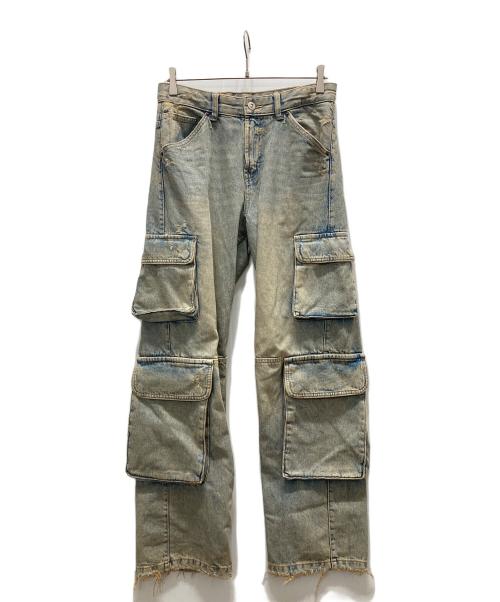 ZARA（ザラ）ZARA (ザラ) カーゴデニムパンツ インディゴ サイズ:36の古着・服飾アイテム