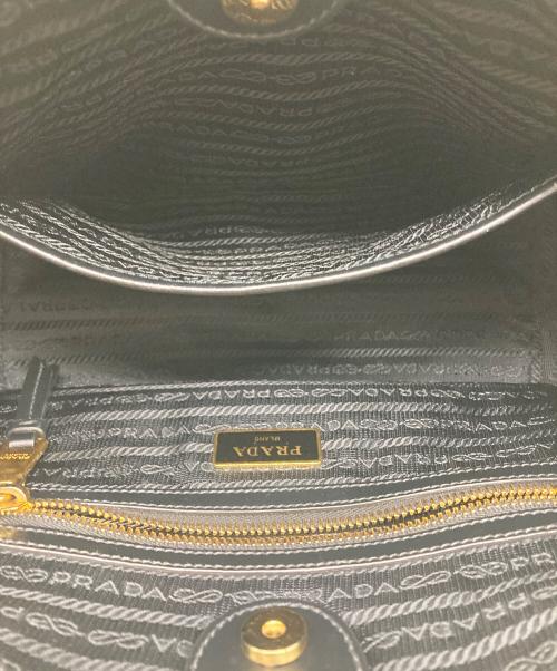 PRADA（プラダ）PRADA (プラダ) ロゴ2wayバッグ ブラックの古着・服飾アイテム