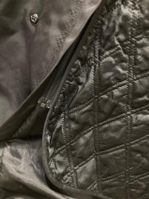 Aquascutum（アクアスキュータム）Aquascutum (アクアスキュータム) キルティングライナー付トレンチコート ブラック サイズ:Mの古着・服飾アイテム