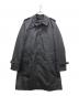 Aquascutum（アクアスキュータム）の古着「キルティングライナー付トレンチコート」｜ブラック