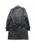 Aquascutum (アクアスキュータム) キルティングライナー付トレンチコート ブラック サイズ:M：17000円