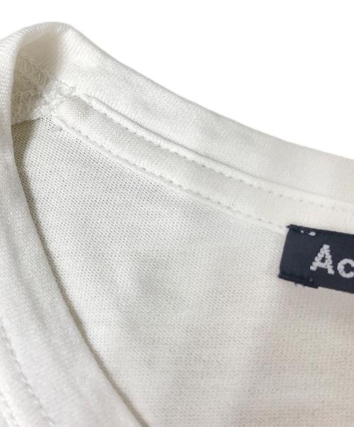Acne studios（アクネ ストゥディオス）ACNE STUDIOS (アクネ ストゥディオス) フェイスパッチTシャツ ホワイト サイズ:XXSの古着・服飾アイテム