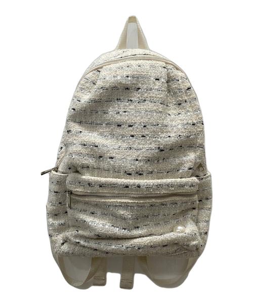 a-jolie（アジョリー）a-jolie (アジョリー) ツイードデイパック ベージュの古着・服飾アイテム