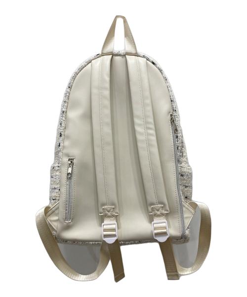 a-jolie（アジョリー）a-jolie (アジョリー) ツイードデイパック ベージュの古着・服飾アイテム