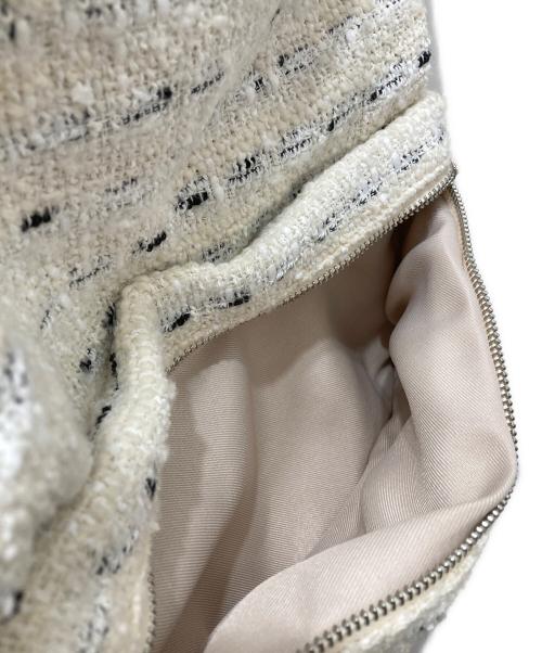 a-jolie（アジョリー）a-jolie (アジョリー) ツイードデイパック ベージュの古着・服飾アイテム