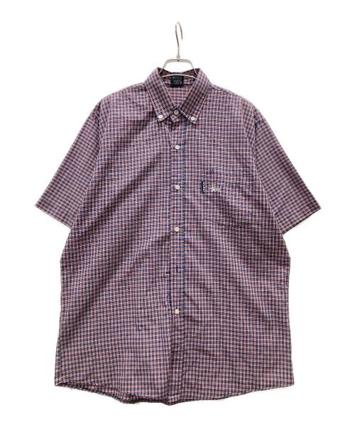 stussy（ステューシー）stussy (ステューシー) ボタンダウンシャツ ネイビー サイズ:XLの古着・服飾アイテム